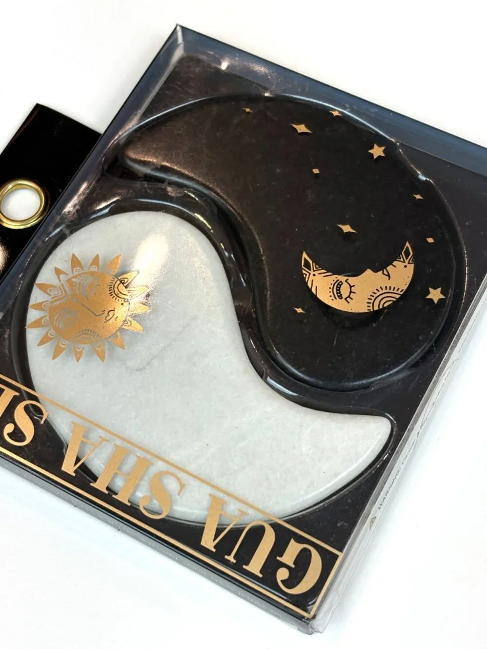 Yin Yang Gua Sha Massage Set – 2 pieces Face & Body Therapy Tool. New